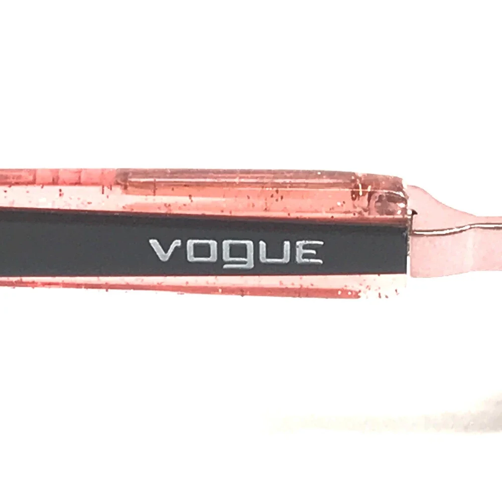 Vogue Eyeglasses Frames VO2647 1689 Black Transparent Pink Full Rim 50-16-130
